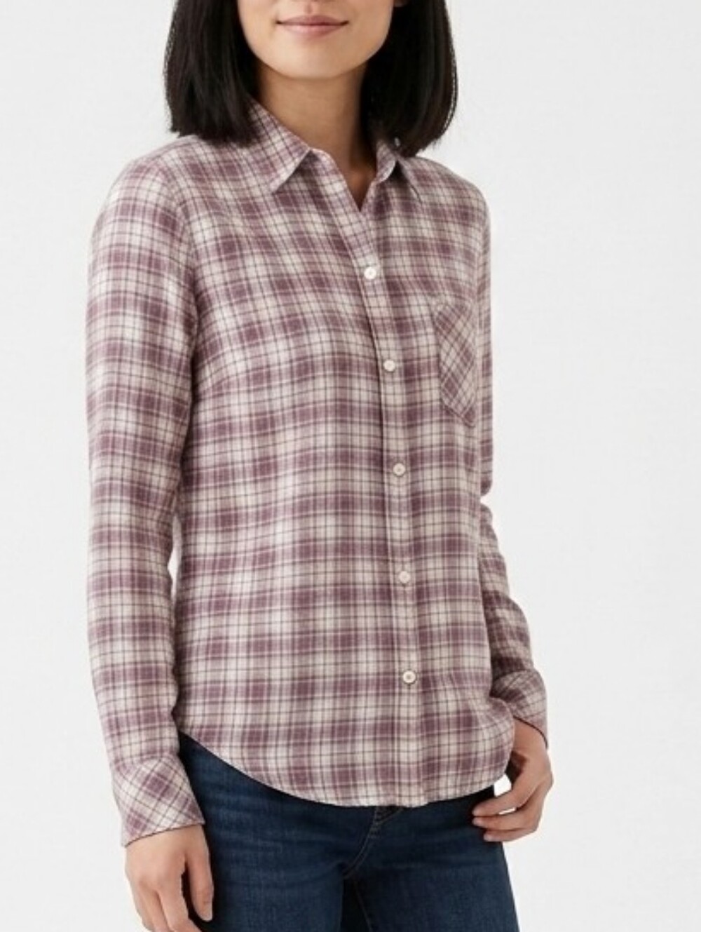 Tna Aritzia Xs Plaid Button Shirt P2p19 L26